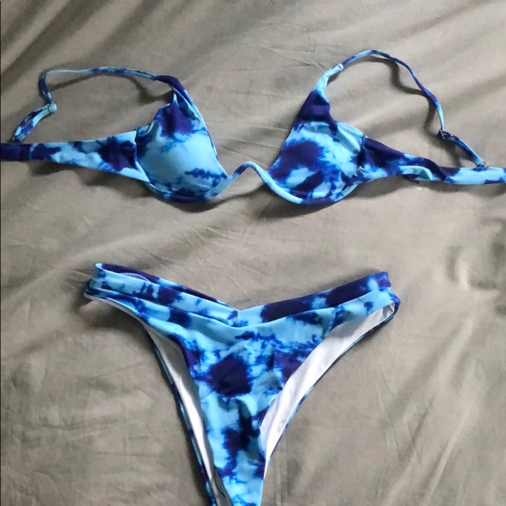 Shein tie dye bikini